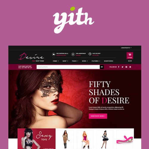 YITH Desire Sexy Shop | An Intriguing WordPress Theme