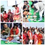 माघ खिचड़ी भोज में मुख्यमंत्री धामी, खड़ी होली की धुनों पर झूम उठा टनकपुर